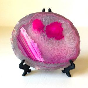 Pink Agate Decor Piece